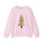 Gold Fir Christmas Sweatshirt Gift For Daughter Holiday Crewneck Present For Aunt Graphic Pullover Cozy Winter Apparel Seasonal Top Style