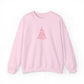 Bow Tree Christmas Sweatshirt Gift For Girlfriend Holiday Crewneck Present For Aunt Coquette Winter Pullover Feminine Seasonal Top Style
