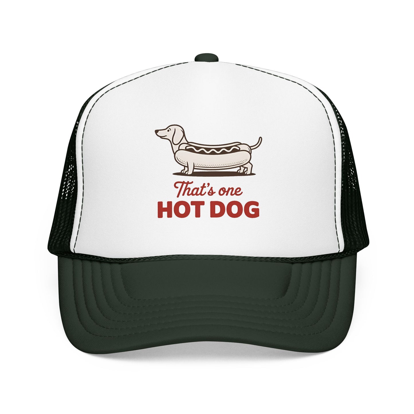 Hot Dog Trucker Hat For Outdoor Activities Funny Dachshund Cap for Summer Vacation Dog Lover Gift for Dad Cute Summer Hat BBQ Party Cap