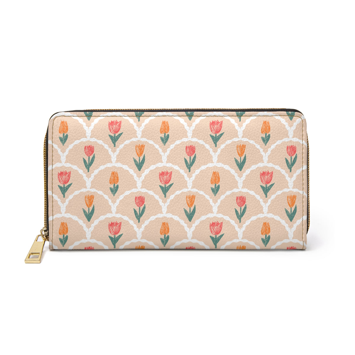 Tulip Purse for Cottagecore Fashion Lovers Spring Floral Wallet Gift Retro Botanical Wallet Boho Accessory Spring…