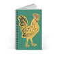 Rooster Spiral Notebook Chicken Keeper Gift Farmhouse Journal Homestead Present Country Stationery Writing Companion Rural Birthday Idea