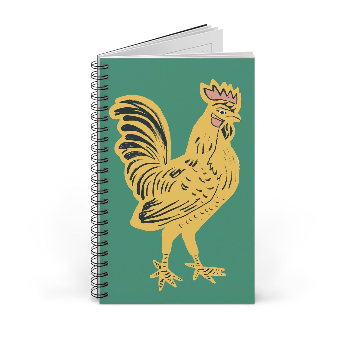Rooster Spiral Notebook Chicken Keeper Gift Farmhouse Journal Homestead Present Country Stationery Writing Companion Rural Birthday Idea