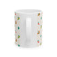 Bright Fruit Ceramic Mug Cherry Orange Leaf Kitchen Coffee Tea Cup Dishwasher Microwave Safe Summer Morning Breakfast Gift Fun Retro