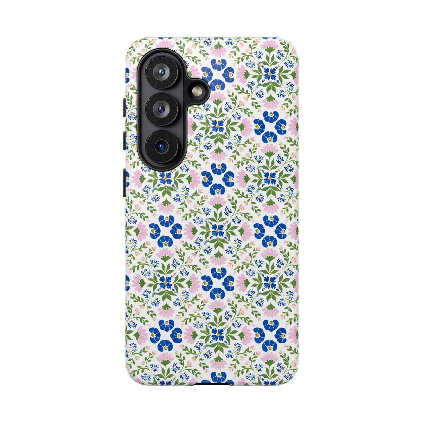 Mediterranean Floral Phone Case Portugal Cover Portuguese Tile Cover Italian Pattern iPhone Samsung Galaxy Google Pixel Summer Gift Tech
