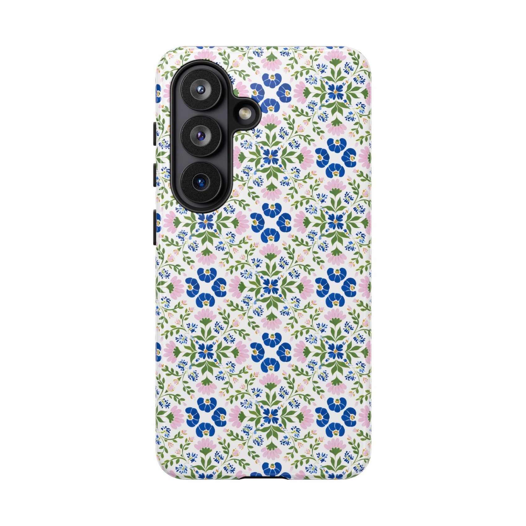 Mediterranean Floral Phone Case Portugal Cover Portuguese Tile Cover Italian Pattern iPhone Samsung Galaxy Google Pixel Summer Gift Tech