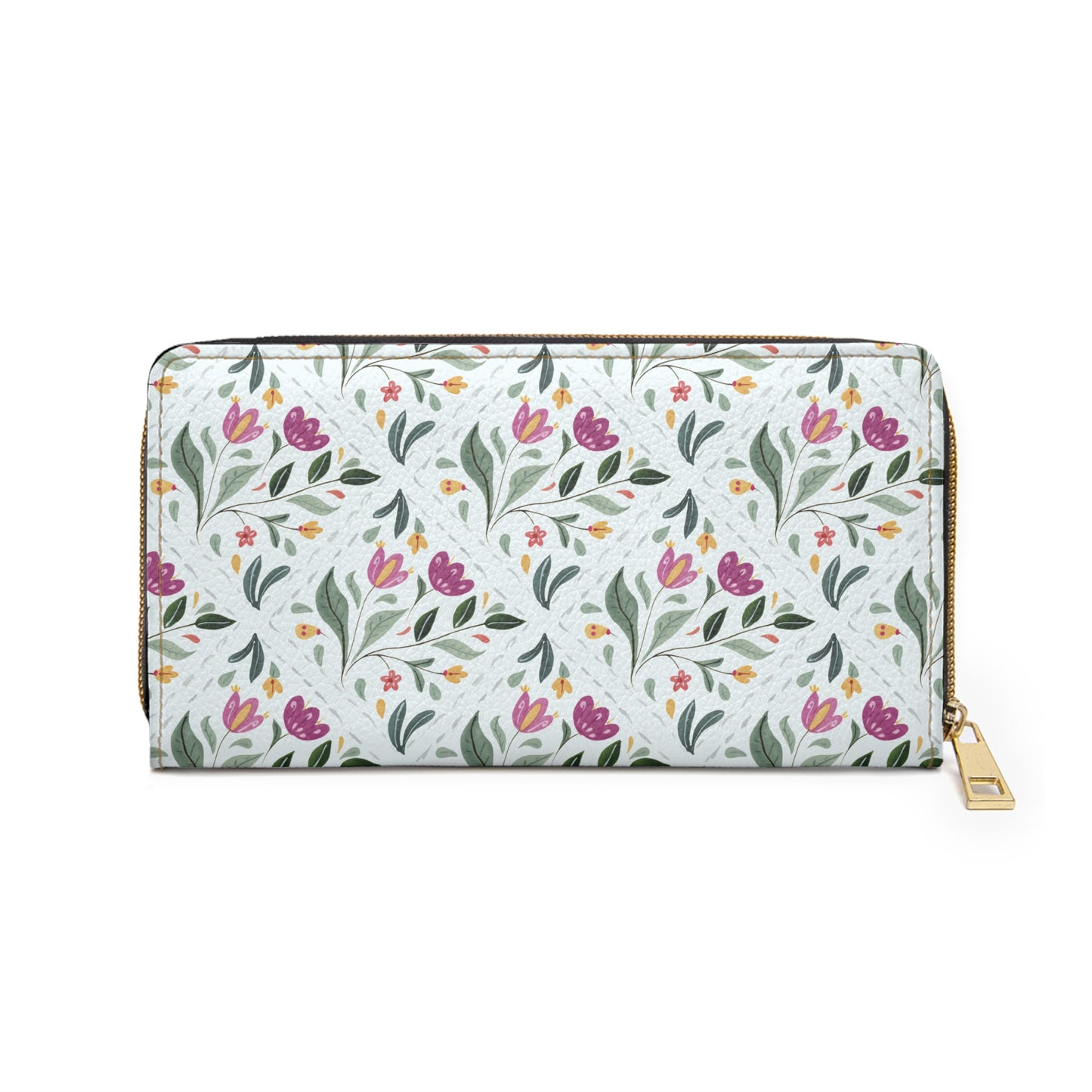 Floral Purse For Spring Fashion Tulip Wallet Gift For Wife Botanical Accessory For Friend Summer Clutch Travel Organizer Birthday Present