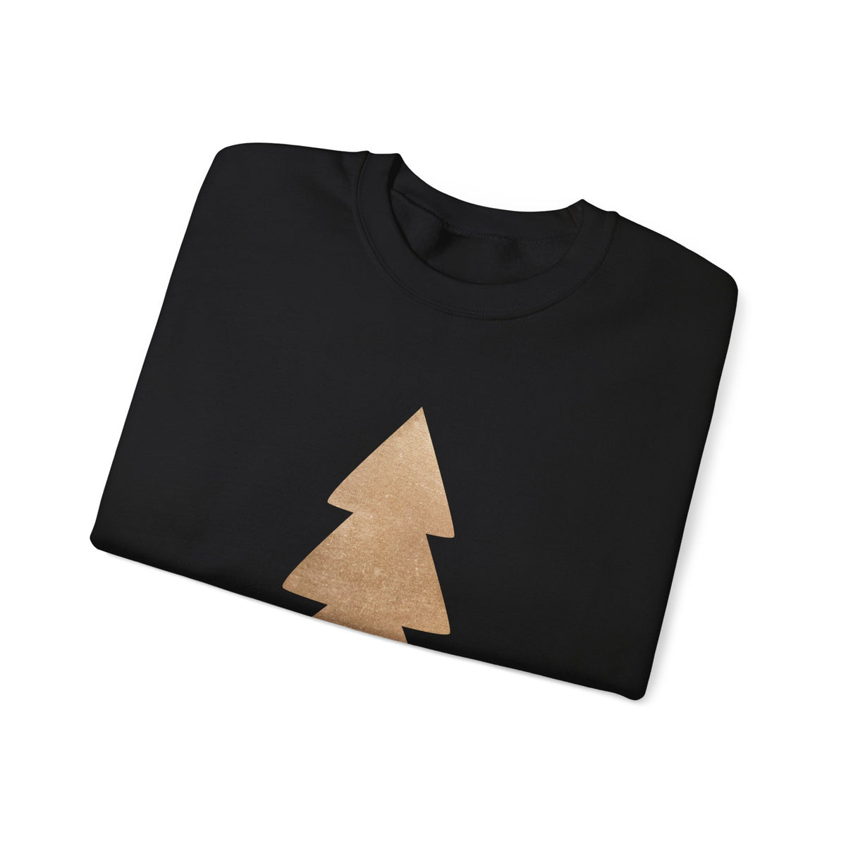 Gold Fir Christmas Sweatshirt Gift For Daughter Holiday Crewneck Present For Aunt Graphic Pullover Cozy Winter Apparel Seasonal Top Style