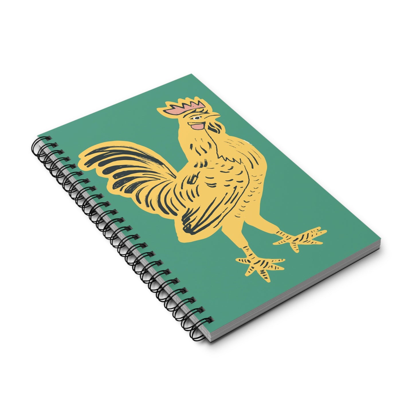 Rooster Spiral Notebook Chicken Keeper Gift Farmhouse Journal Homestead Present Country Stationery Writing Companion Rural Birthday Idea