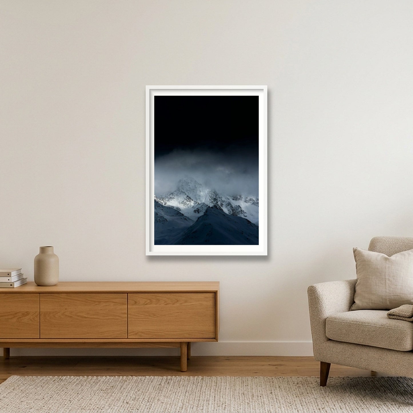405 — 59×84cm, 23×33" White Frame