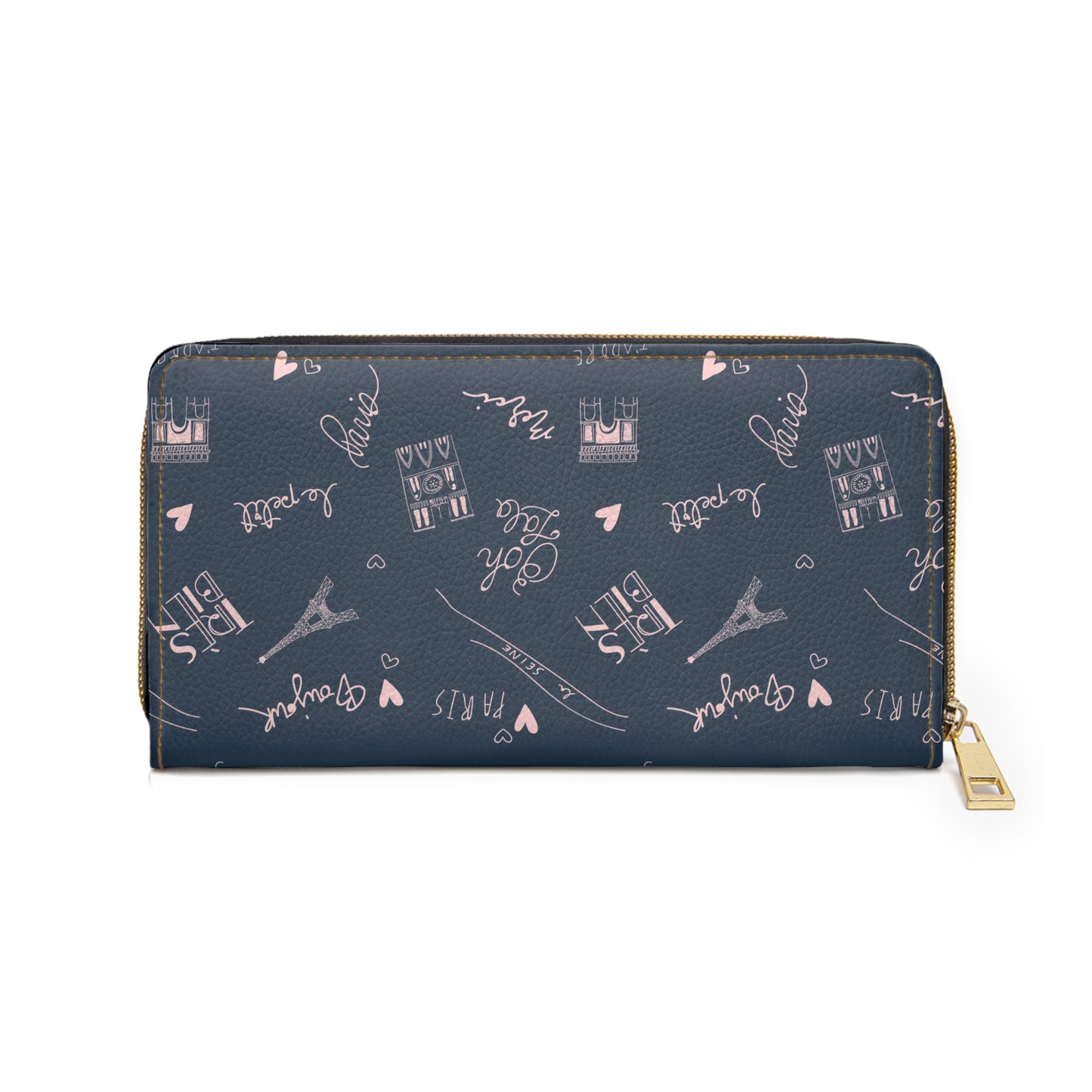 Paris Purse For Travel Lovers Chic City Wallet Gift For Wife Summer Organizer Stylish Clutch Birthday Present For Sister Everyday Accessory