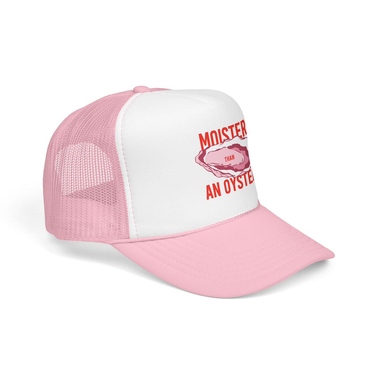 Funny Oyster Trucker Hat For Woman Fashion Coastal Humor Cap Beach Vacation Snapback Seafood Lover Gift Mesh Summer Fishing Party Accessory