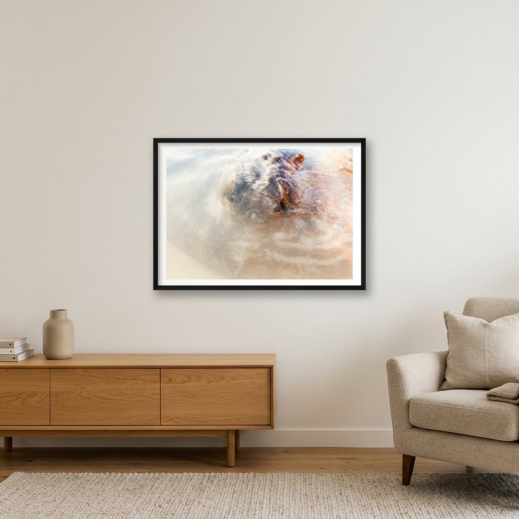461 — 84×59cm, 33×23" Black Frame