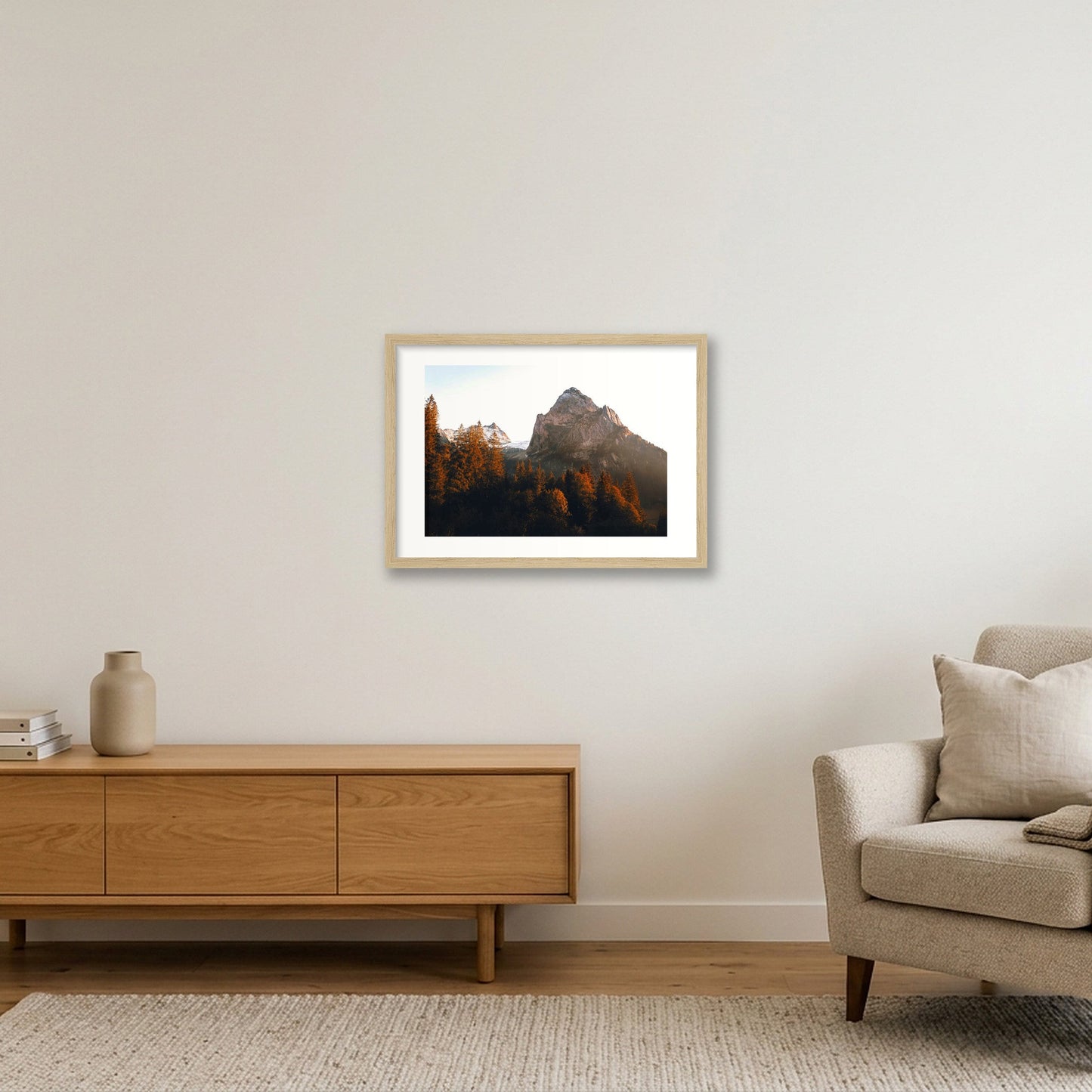 129 — A3 (42×30cm, 17×12") Oak Frame