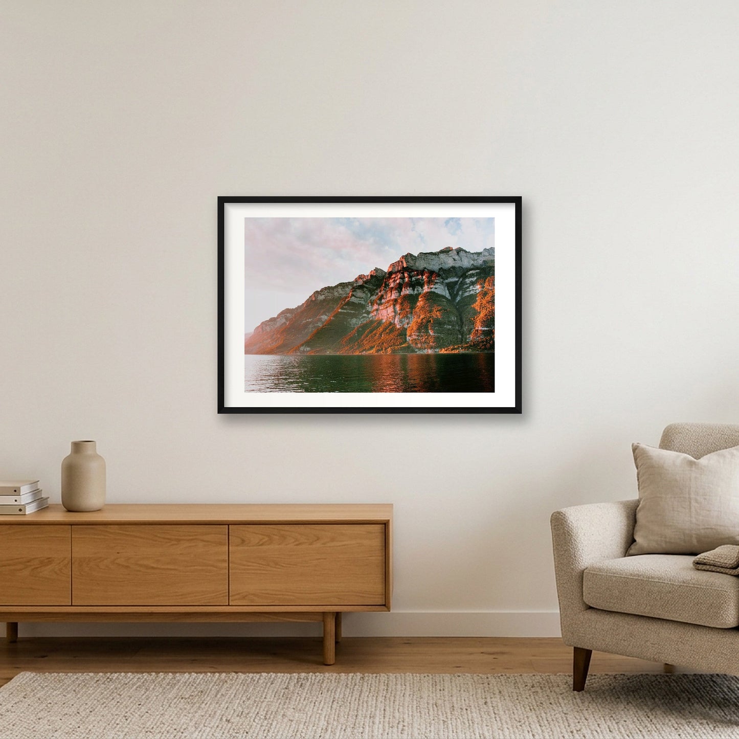 66 — 84×59cm, 33×23" Black Frame