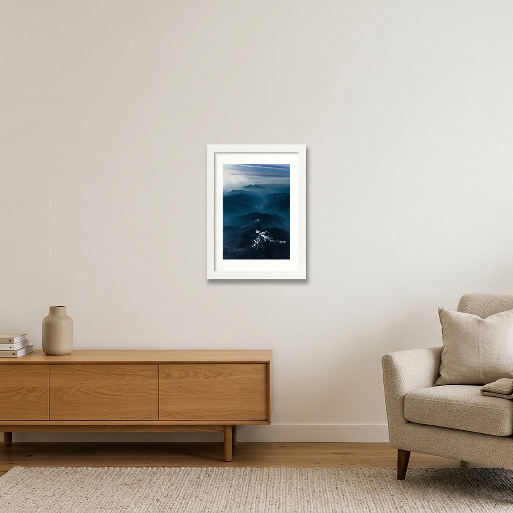 1887 — A4 (21×30cm, 8×12") White Frame