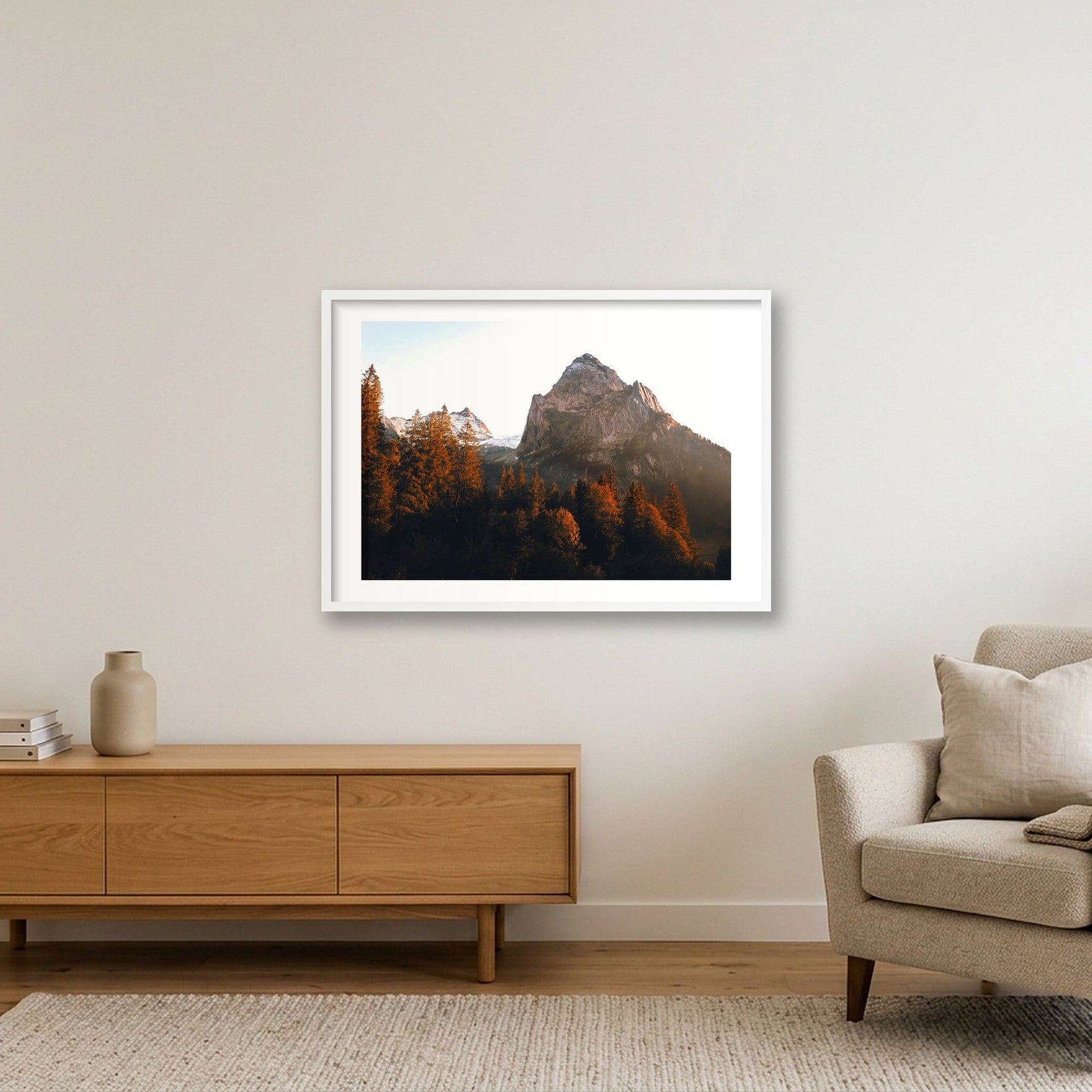 129 — 84×59cm, 33×23" White Frame