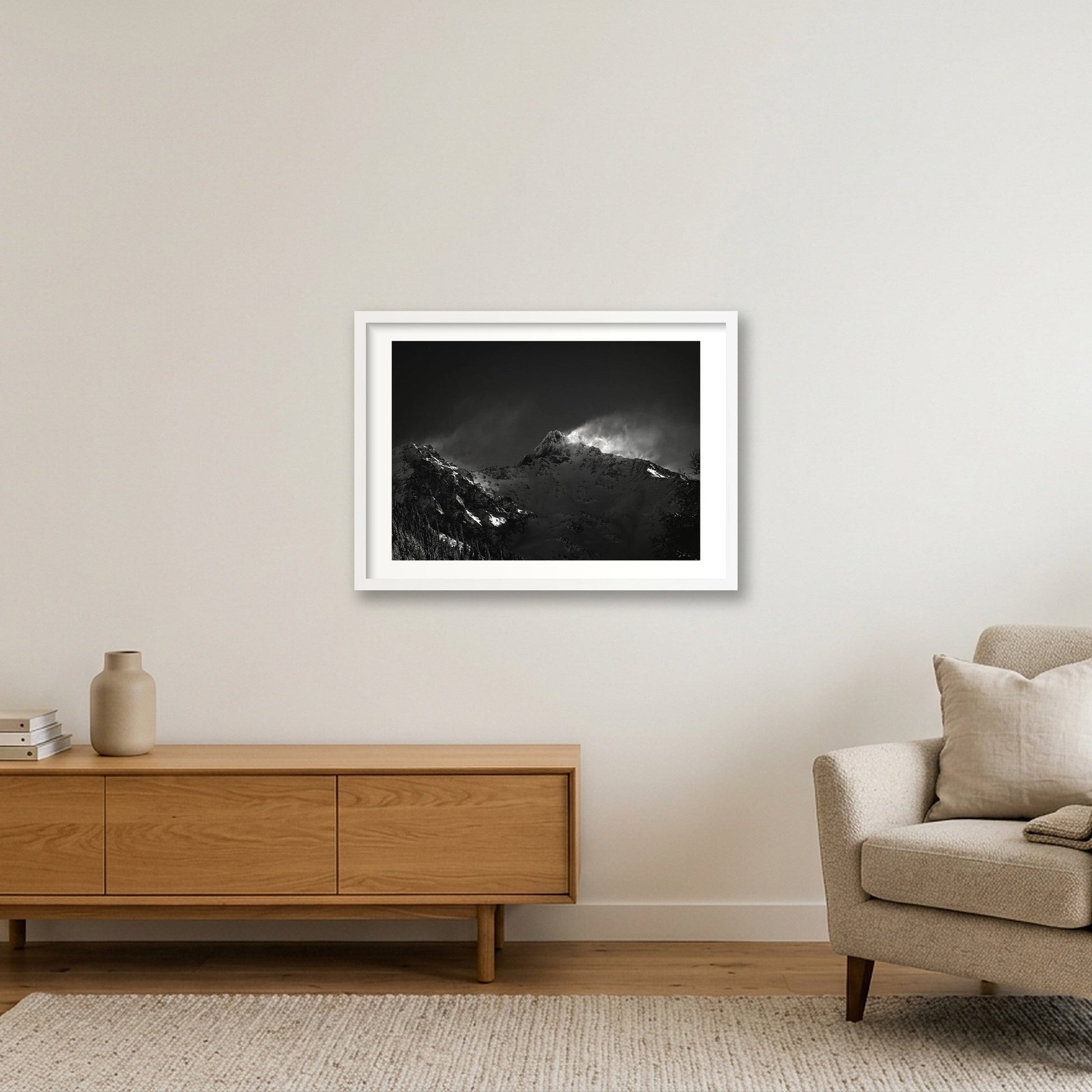 458 — 59×42cm, 23×17" White Frame