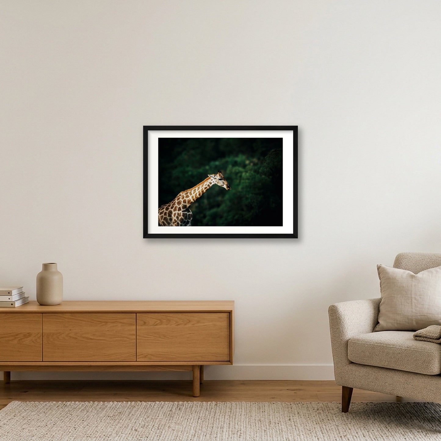 433 — 59×42cm, 23×17" Black Frame