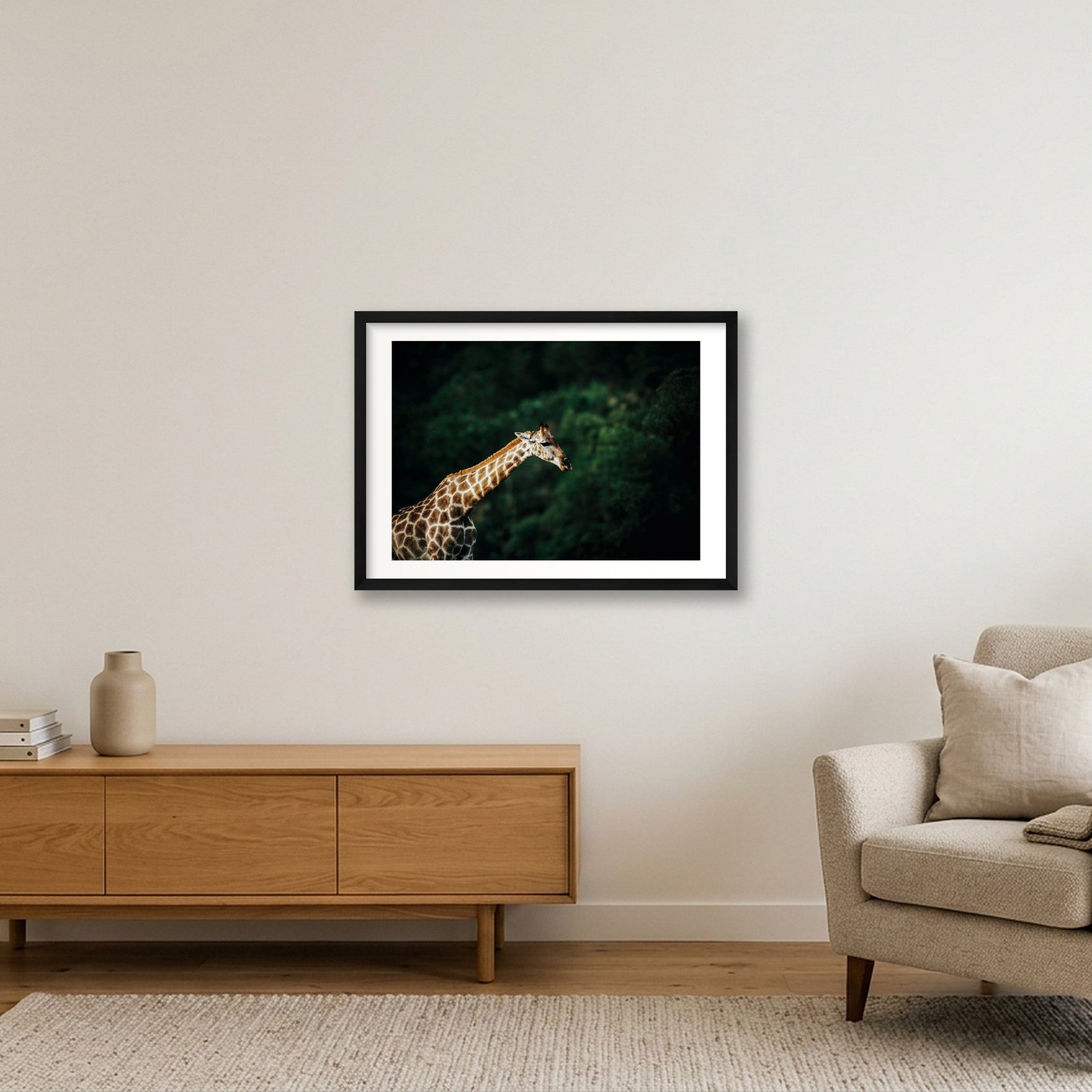 433 — 59×42cm, 23×17" Black Frame