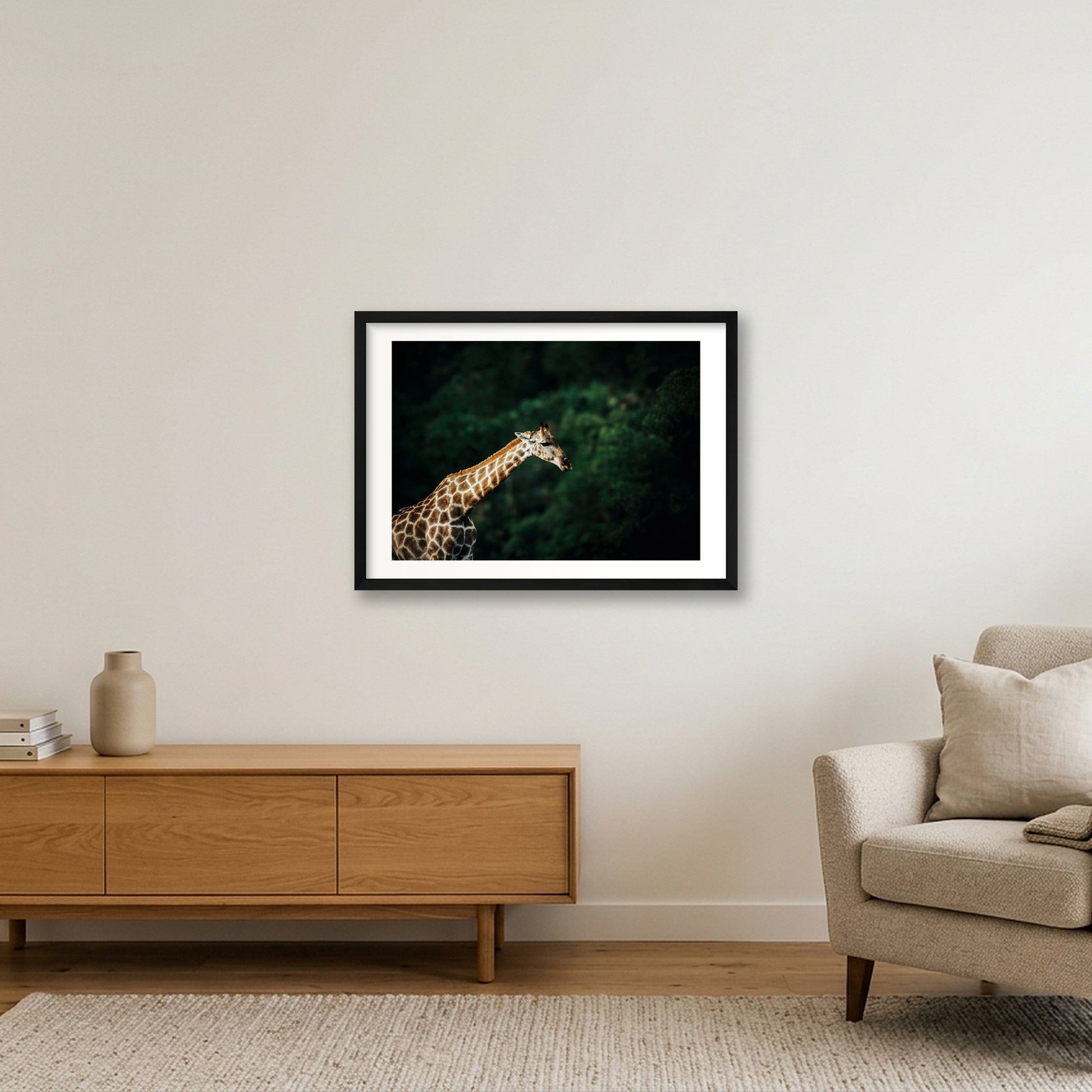 433 — 59×42cm, 23×17" Black Frame
