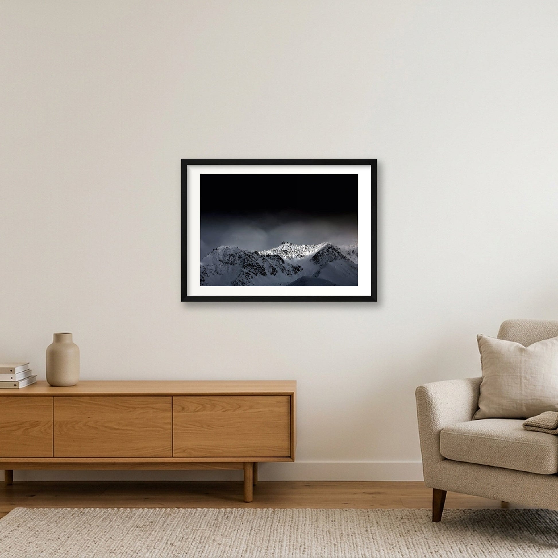 455 — 59×42cm, 23×17" Black Frame