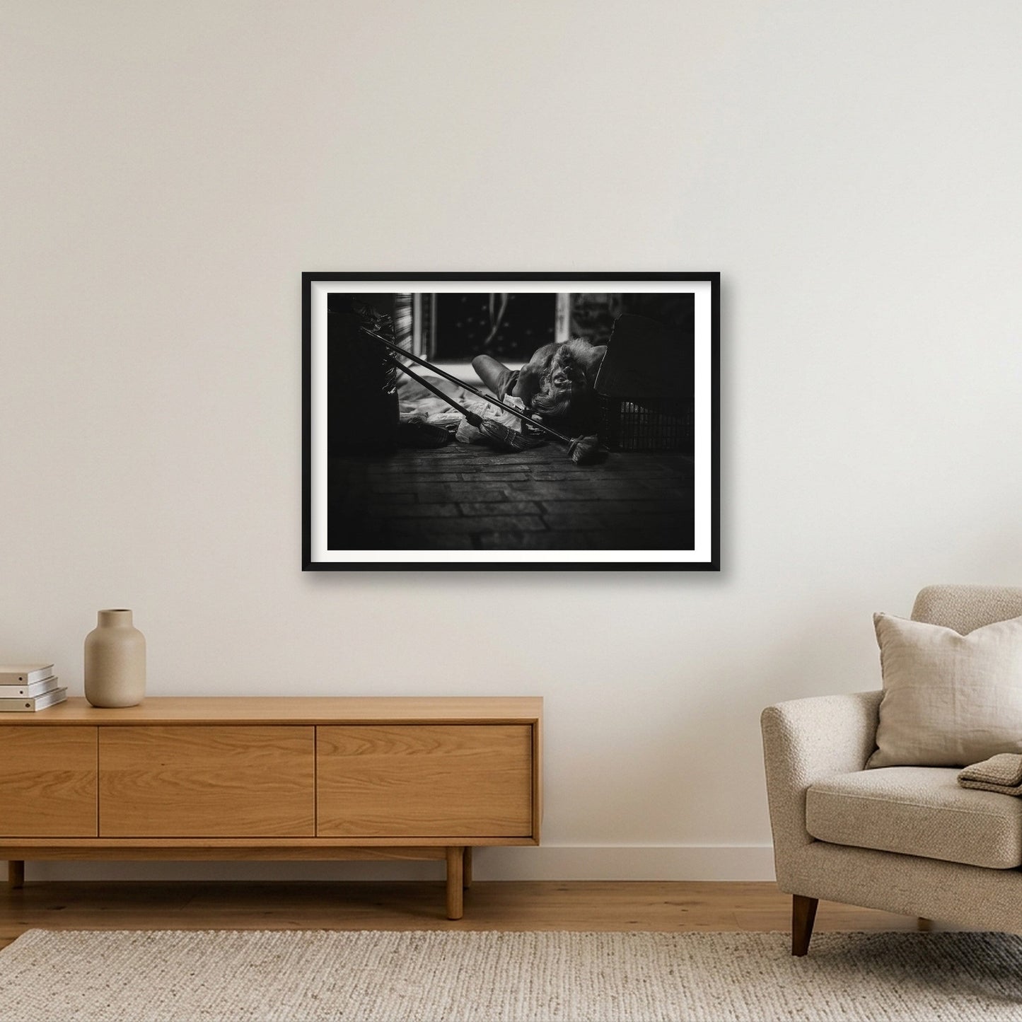 1895  — 84×59cm, 33×23" Black Frame