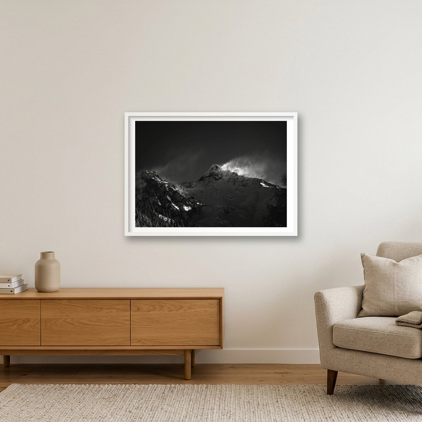 458 — 84×59cm, 33×23" White Frame