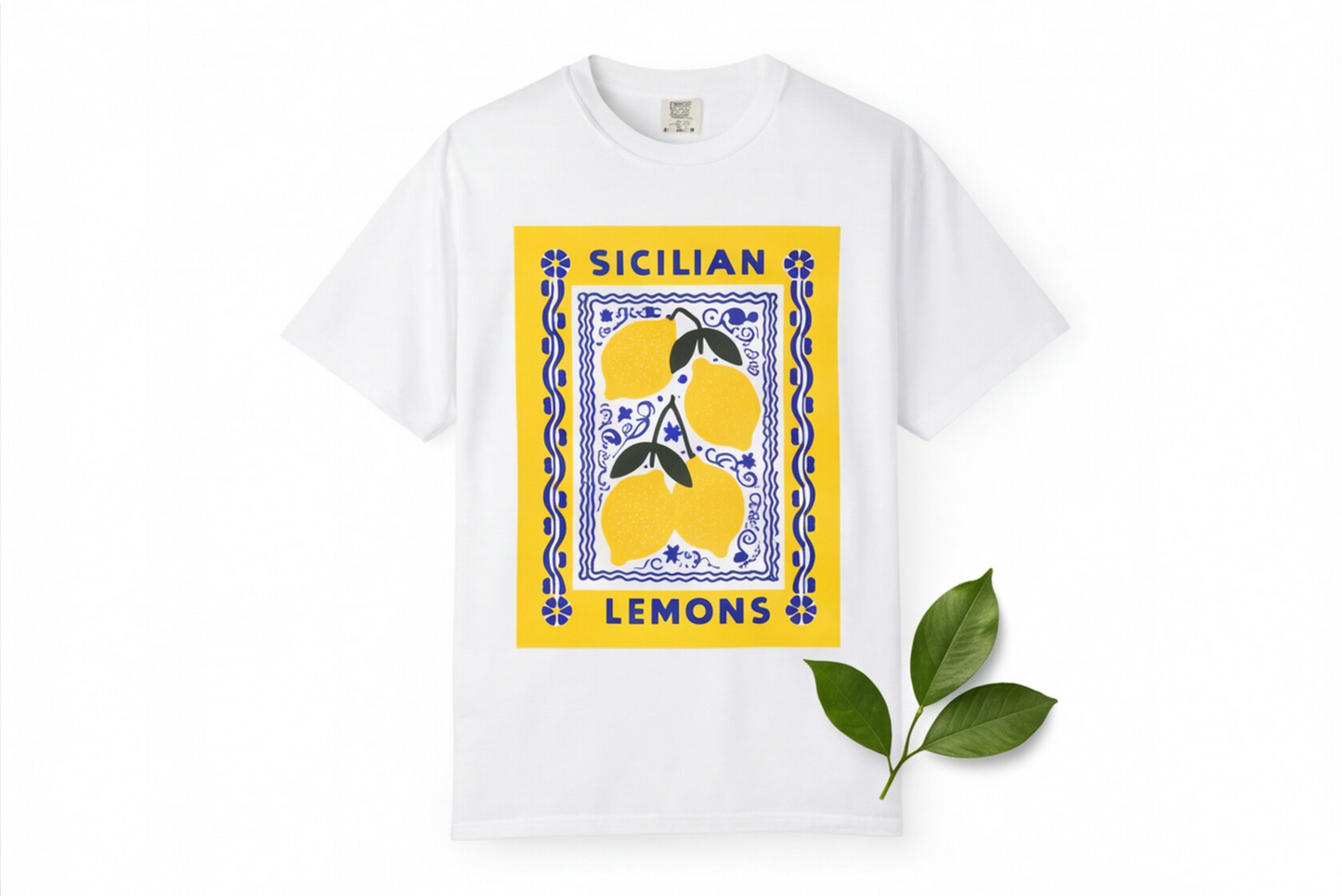 Sicilian Lemons Graphic T Shirt Amalfi Coast Citrus Tee Italian Summer Vacation Shirt For Italy Lover Gift Mediterranean Aesthetic Top Italy