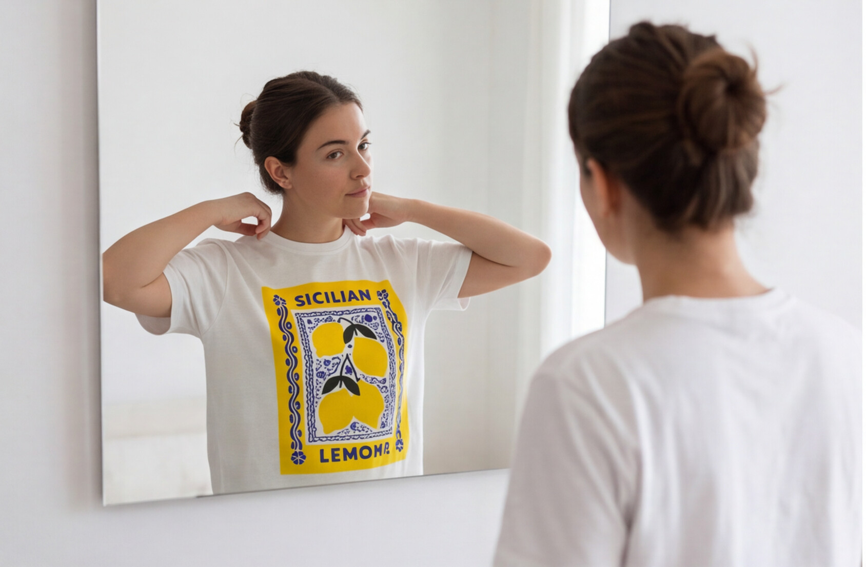 Sicilian Lemons Graphic T Shirt Amalfi Coast Citrus Tee Italian Summer Vacation Shirt For Italy Lover Gift Mediterranean Aesthetic Top Italy