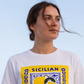 Sicilian Lemons Graphic T Shirt Amalfi Coast Citrus Tee Italian Summer Vacation Shirt For Italy Lover Gift Mediterranean Aesthetic Top Italy