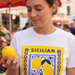 Sicilian Lemons Graphic T Shirt Amalfi Coast Citrus Tee Italian Summer Vacation Shirt For Italy Lover Gift Mediterranean Aesthetic Top Italy