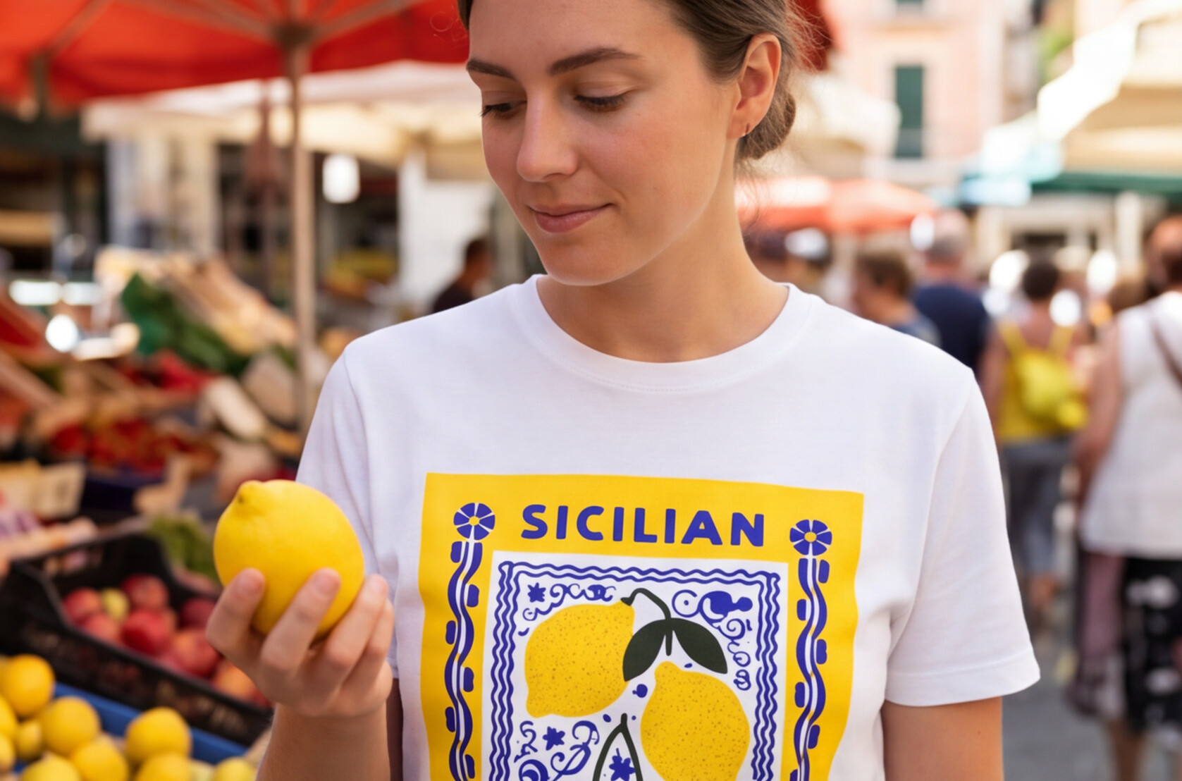 Sicilian Lemons Graphic T Shirt Amalfi Coast Citrus Tee Italian Summer Vacation Shirt For Italy Lover Gift Mediterranean Aesthetic Top Italy