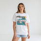 Florida Map T Shirt, Summer Florida Tee, Beach Aesthetic Shirt, Sunshine State Graphic Tee, Travel Aesthetic Top