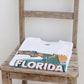 Florida Map T Shirt, Summer Florida Tee, Beach Aesthetic Shirt, Sunshine State Graphic Tee, Travel Aesthetic Top