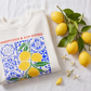 Amalfi Coast Sweatshirt Italy Inspired Top Lemon Graphic Tee Gift For Italy Lover Pullover Mediterranean Vacation Crewneck Italian Souvenir