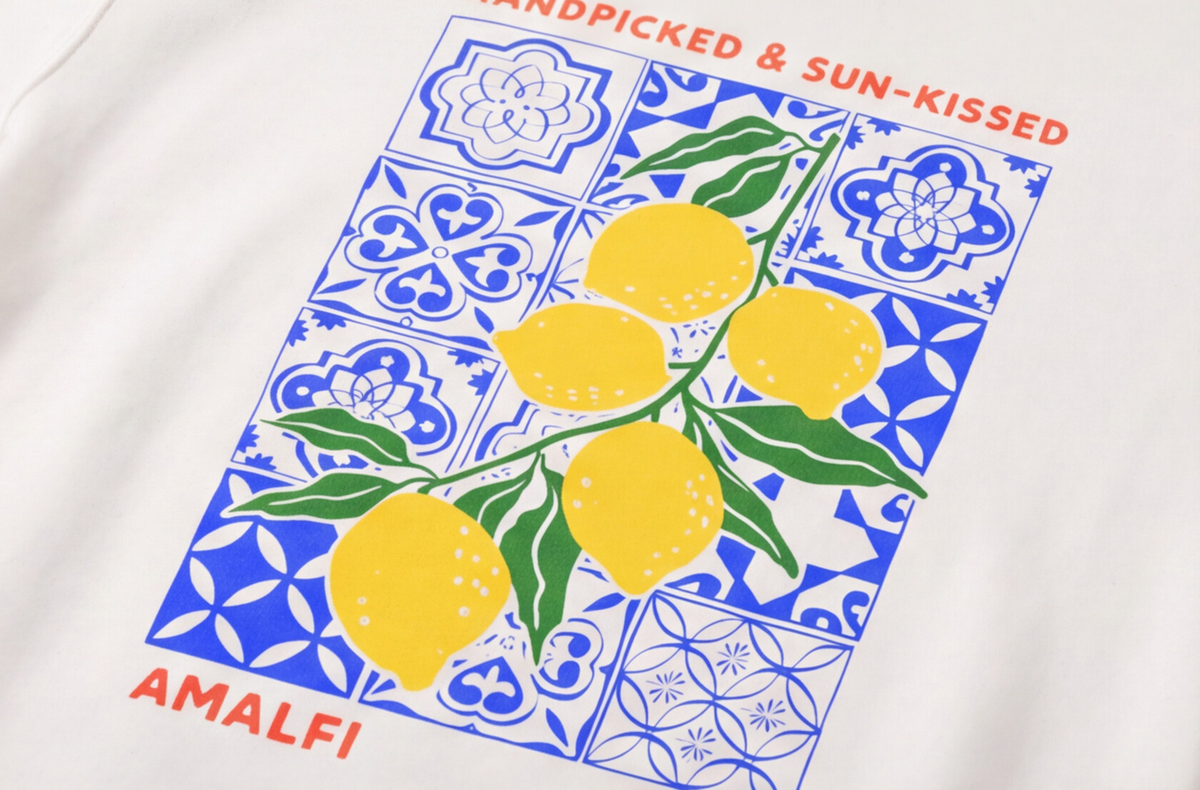 Amalfi Coast Sweatshirt Italy Inspired Top Lemon Graphic Tee Gift For Italy Lover Pullover Mediterranean Vacation… – product image 6