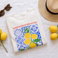 Amalfi Coast Sweatshirt Italy Inspired Top Lemon Graphic Tee Gift For Italy Lover Pullover Mediterranean Vacation Crewneck Italian Souvenir