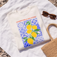 Amalfi Coast Sweatshirt Italy Inspired Top Lemon Graphic Tee Gift For Italy Lover Pullover Mediterranean Vacation Crewneck Italian Souvenir