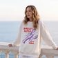 Amalfi Coast Sweatshirt Italy Inspired Top Seafood Graphic Pullover Gift For Italy Lover Mediterranean Vacation Crewneck Italian Souvenir
