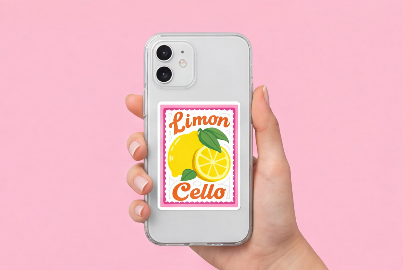 Italy Lover Gift Italian Sticker Limoncello Decal, Travel Summer Sticker Lemons For Foodie, Citrus Floral Vinyl Decal Fruit