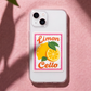 Italy Lover Gift Italian Sticker Limoncello Decal, Travel Summer Sticker Lemons For Foodie, Citrus Floral Vinyl Decal Fruit