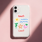 Italian Souvenirs Gift Sticker For Italy Lovers, Amalfi Coast Doodle Sticker, Summer Travel Kiss-Cut Sticker For Ocean Lovers, Surf Sticker