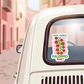 Italy Travel Sticker Gift For Italian Lovers, Palermo Sicily Cherry Tomatoes Sticker For Foodie Gift Fruit Market Vine Sticker For Chef