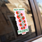 Italy Travel Sticker Gift For Italian Lovers, Palermo Sicily Cherry Tomatoes Sticker For Foodie Gift Fruit Market Vine Sticker For Chef