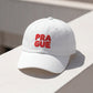 Embroidered Prague Hat Czech Republic Cap Praque Travel Souvenir Gift For Traveler Hat European City Style Minimalist Outfit Tourist