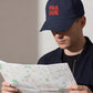 Embroidered Prague Hat Czech Republic Cap Praque Travel Souvenir Gift For Traveler Hat European City Style Minimalist Outfit For Traveler