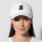 White Cat Embroidered Hat Gift For Cat Mom Gift For Cat Lover Minimal Aesthetic Cap Summer Outfit Hat Casual Daily Wear Fashion Accessory
