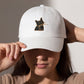White Cat Embroidered Hat Gift For Cat Mom Gift For Cat Lover Minimal Aesthetic Cap Summer Outfit Hat Casual Daily Wear Fashion Accessory