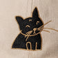 White Cat Embroidered Hat Gift For Cat Mom Gift For Cat Lover Minimal Aesthetic Cap Summer Outfit Hat Casual Daily Wear Fashion Accessory