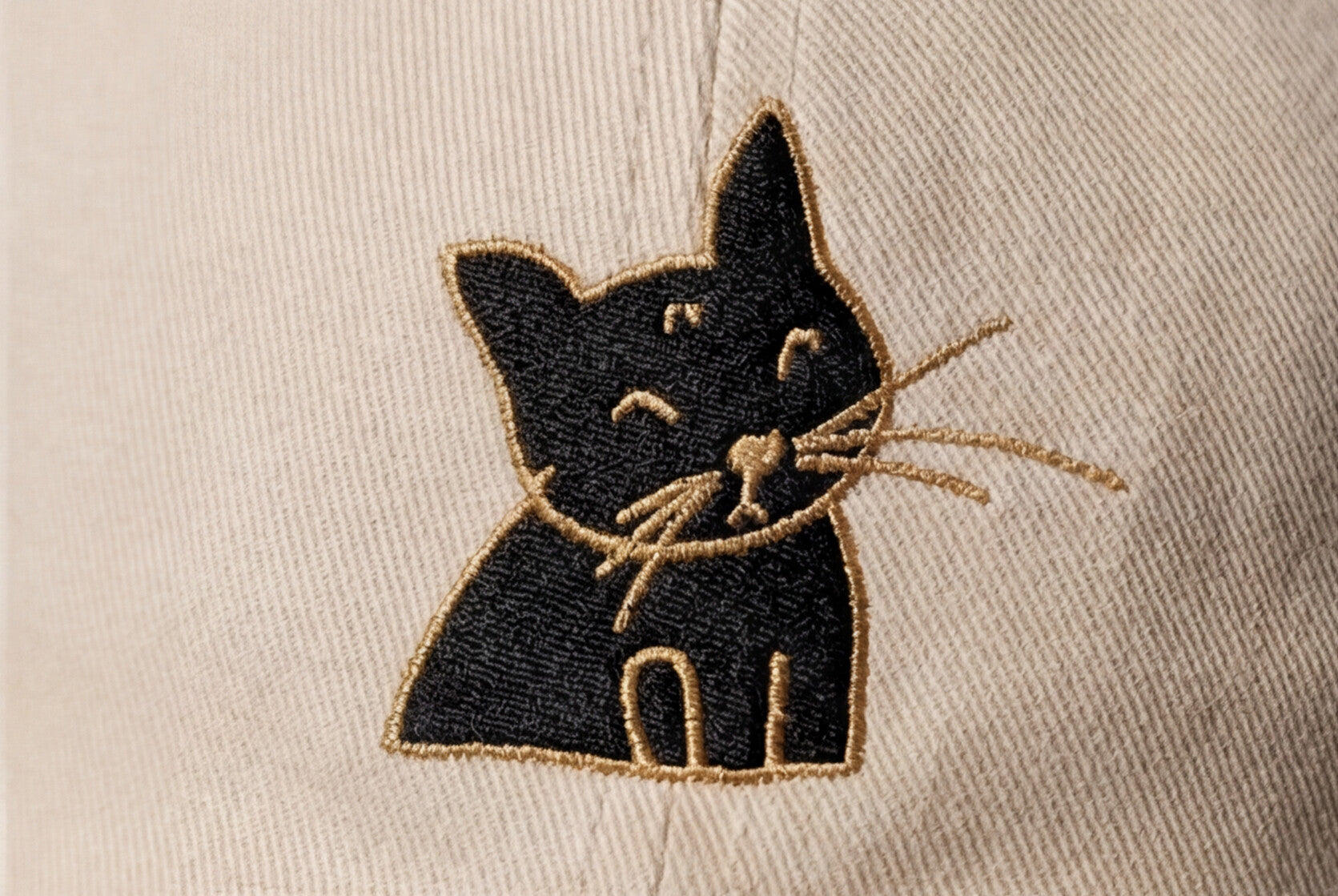 White Cat Embroidered Hat Gift For Cat Mom Gift For Cat Lover Minimal Aesthetic Cap Summer Outfit Hat Casual Daily Wear Fashion Accessory